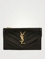 Fragments YSL Monogram Leather Card Holder