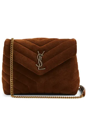 Small Loulou YSL Monogram Leather Chain Bag