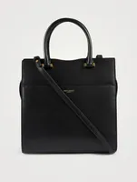 Small Uptown Leather Satchel Bag