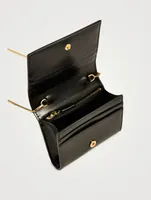 YSL Monogram Leather Card Holder Chain Bag