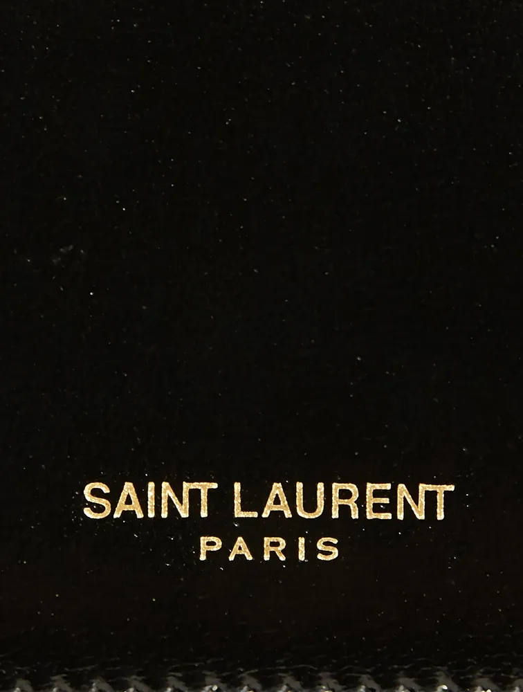 YSL Monogram Leather Card Holder Chain Bag