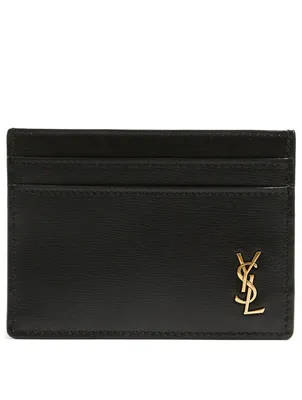 Tiny YSL Monogram Leather Card Holder