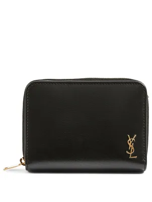 Tiny YSL Monogram Leather Compact Wallet