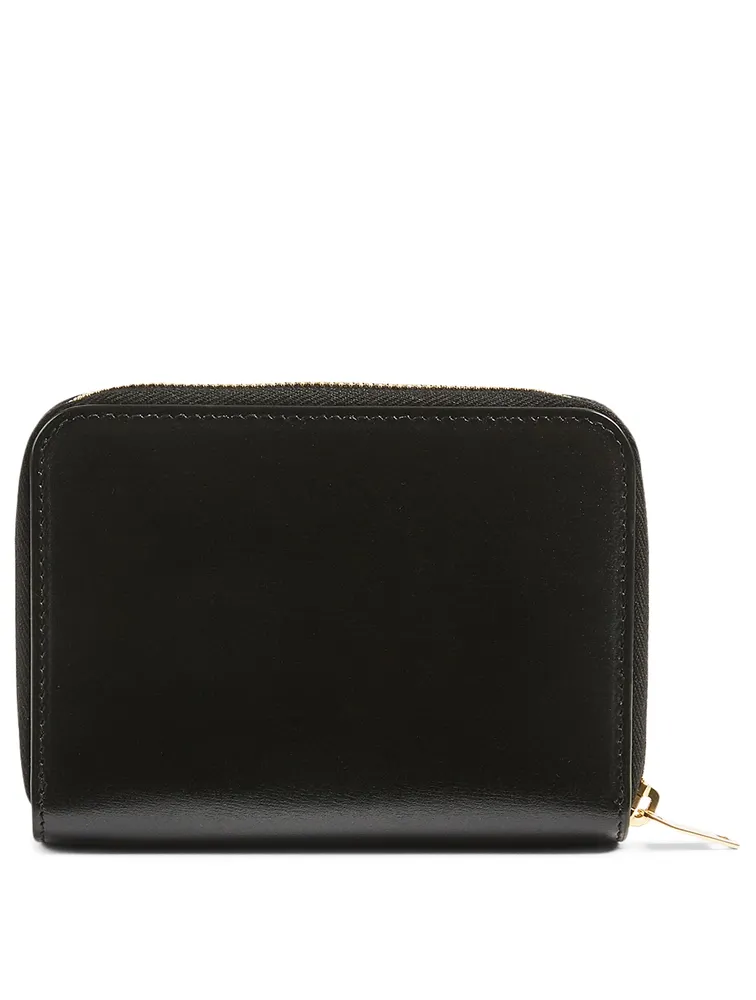 Tiny YSL Monogram Leather Compact Wallet