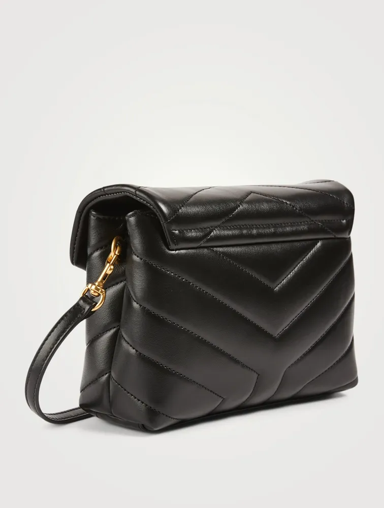 Toy LouLou YSL Monogram Y-Quilted Leather Bag