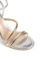 Bekah 85 Metallic Leather Heeled Sandals