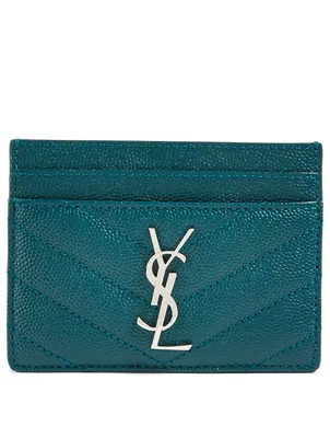 YSL Monogram Leather Card Holder