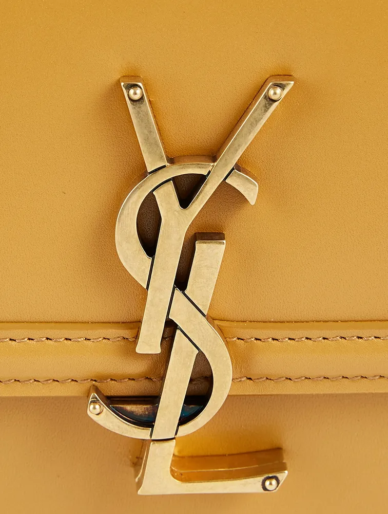 Medium Solferino YSL Monogram Leather Bag