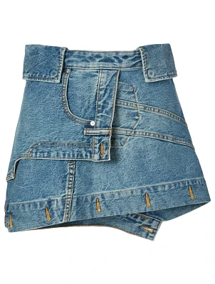 Deconstructed Mini Skirt