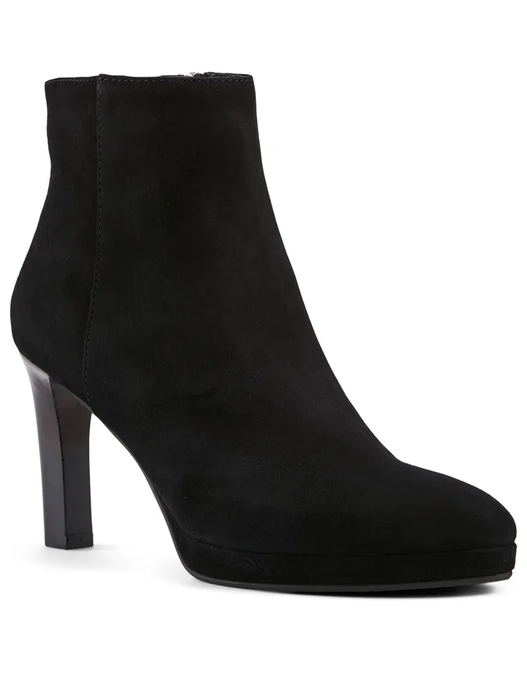 Roxana Suede Platform Ankle Boots