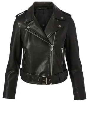 Rory Leather Biker Jacket