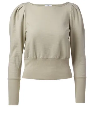Walker Puff-Sleeve Sweatshirt