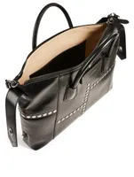 Medium Antigona Soft Leather Bag With Studs