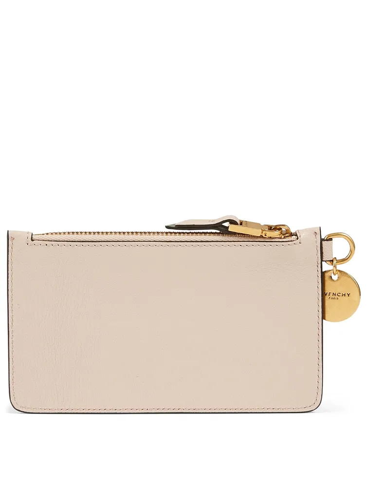 GV3 Zipped Leather Card Holder