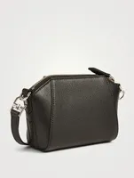 Nano Antigona Leather Crossbody Bag