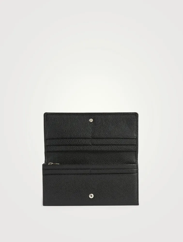 Le Foulonné Leather Long Continental Wallet
