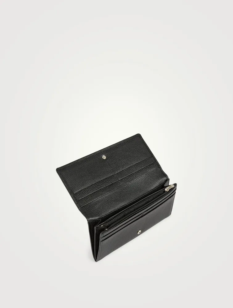 Le Foulonné Leather Long Continental Wallet