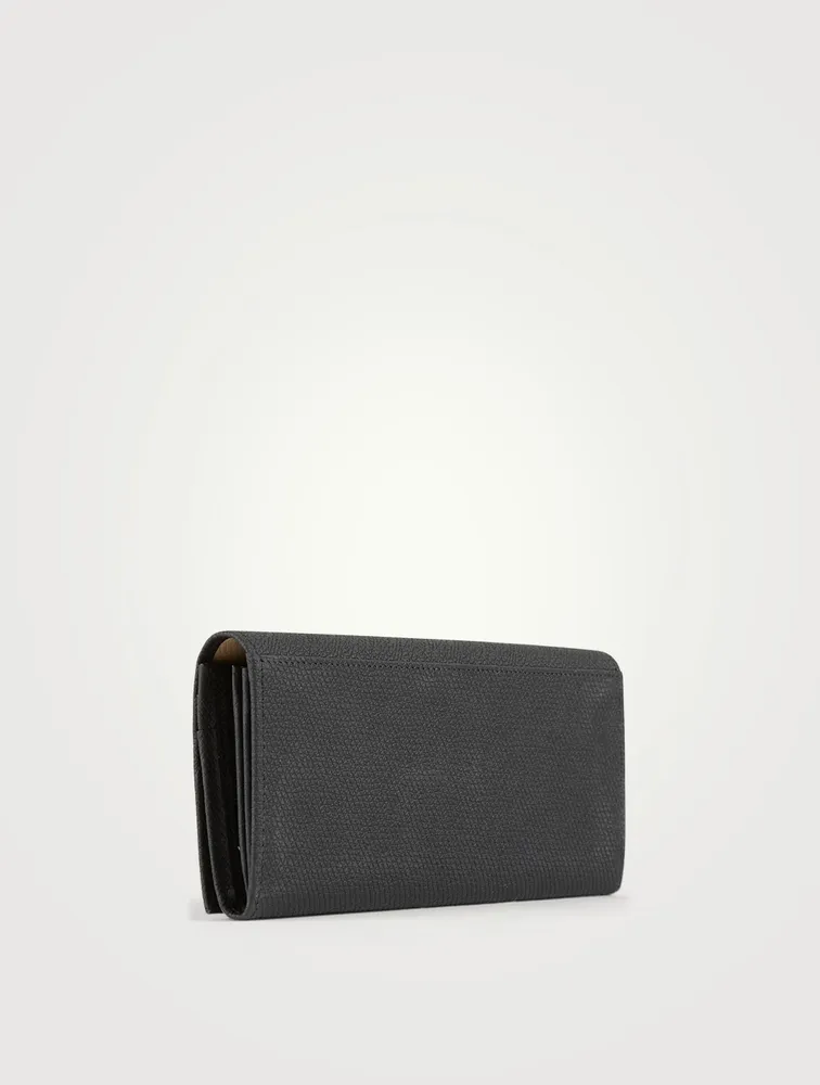 Roseau Leather Long Continental Wallet