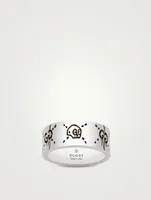 Gucci Ghost Sterling Silver Ring