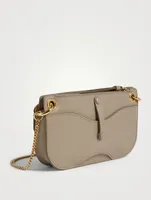 Mini Tess Leather Crossbody Chain Bag