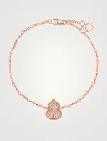 Wulu 18K Rose Gold Bracelet With Diamonds