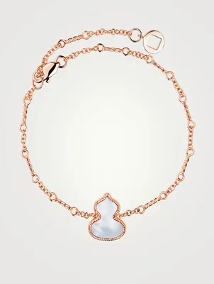 Wulu 18K Rose Gold Bracelet With Mother-Of-Pearl