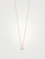 Wulu 18K Rose Gold Necklace With Mother-Of-Pearl