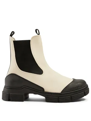 City Recycled Rubber Ankle Boots
