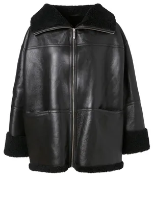 Menfi Shearling Oversized Jacket