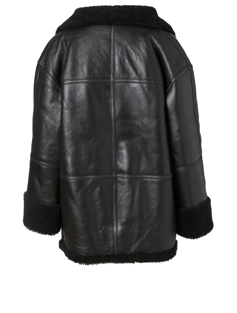 Menfi Shearling Oversized Jacket