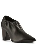 Dena Leather Heeled Ankle Boots