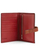 Medium Leather Vertical Wallet