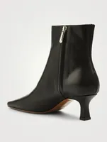 Diadem Leather Heeled Ankle Boots