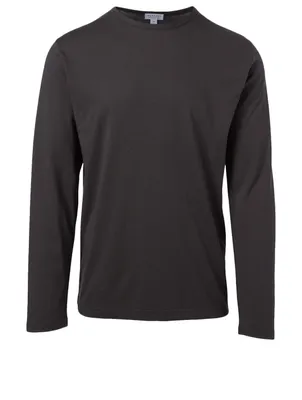 Cotton And Modal Long-Sleeve T-Shirt