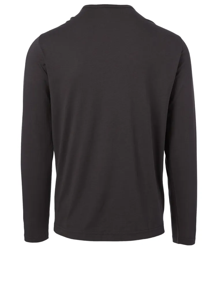 Cotton And Modal Long-Sleeve T-Shirt