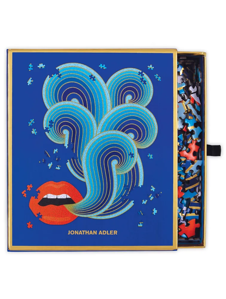 Jonathan Adler 750 Piece Lips Shaped Puzzle