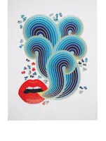 Jonathan Adler 750 Piece Lips Shaped Puzzle