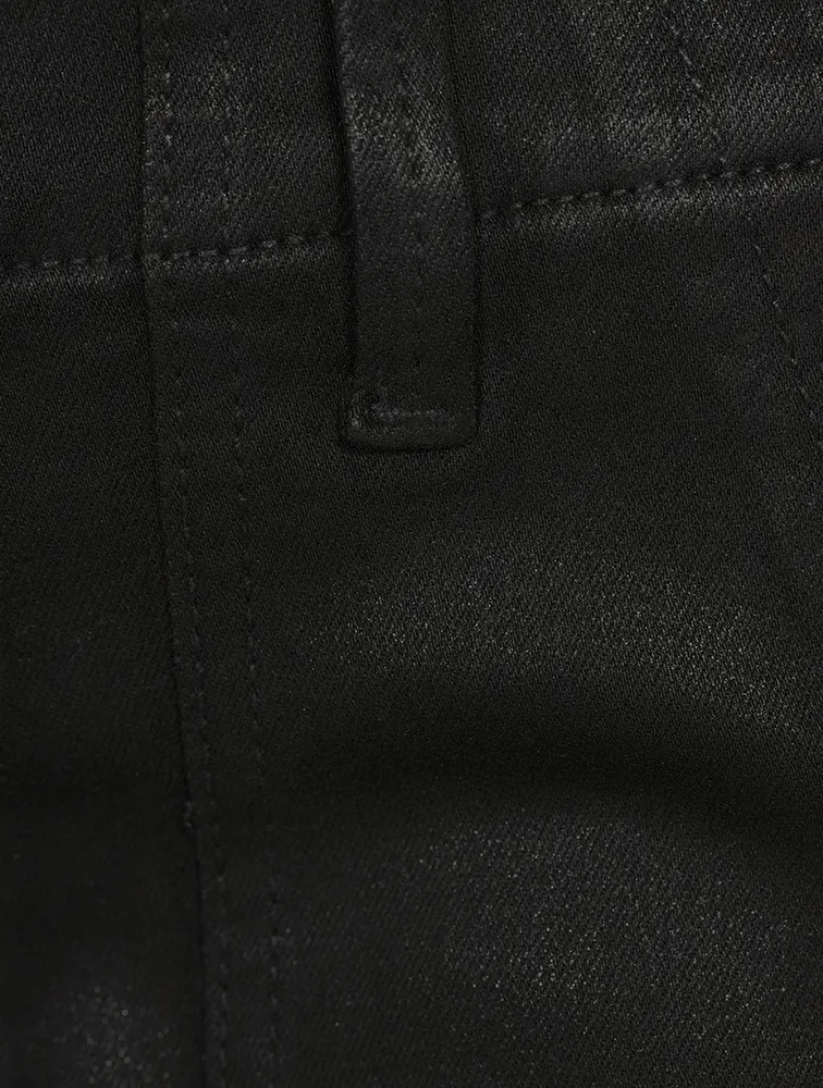 Mayslie Jogger Pants With Luxe Coating