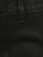 Mayslie Jogger Pants With Luxe Coating