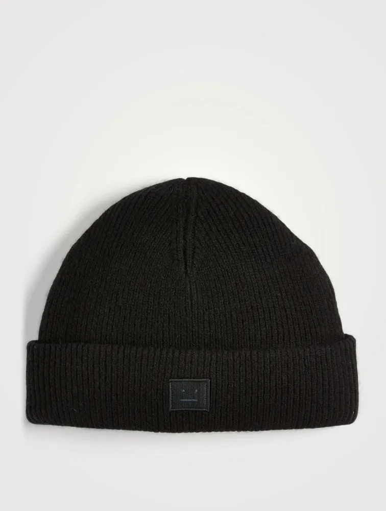 Wool Rib Knit Beanie