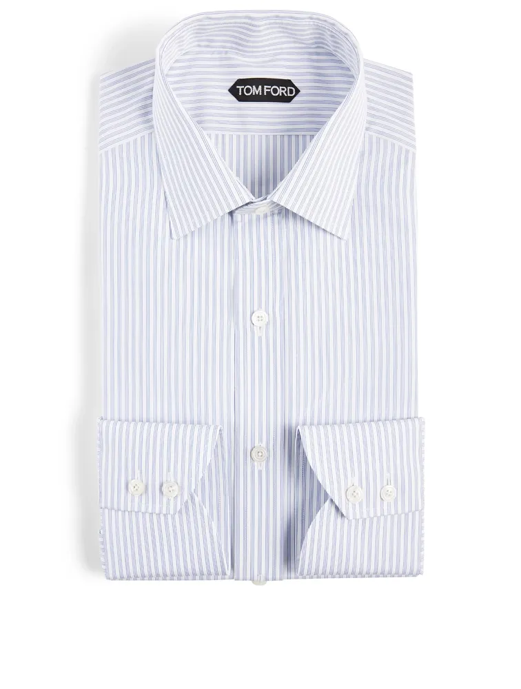 Cotton Shirt Striped Print