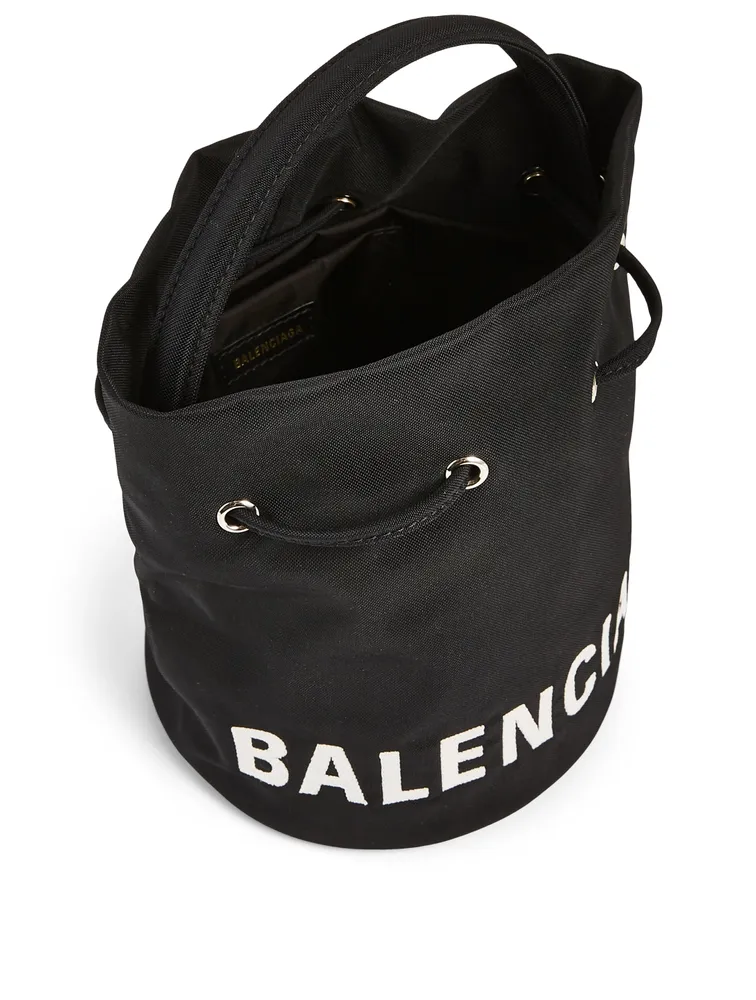 XS Wheel Drawstring Bucket Bag