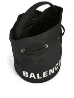 XS Wheel Drawstring Bucket Bag