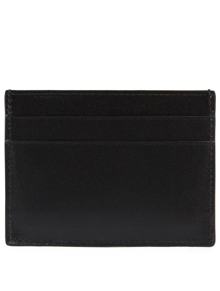 Leather Card Holder With Logo