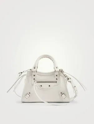 Mini Neo Classic Croc-Embossed Leather City Bag