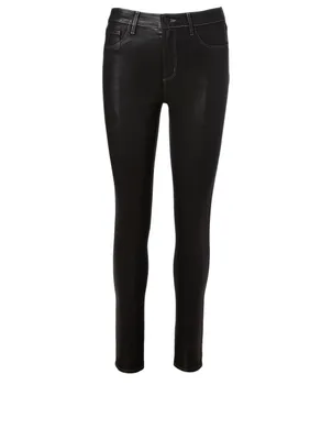 Marguerite Coated High-Waisted Jeans