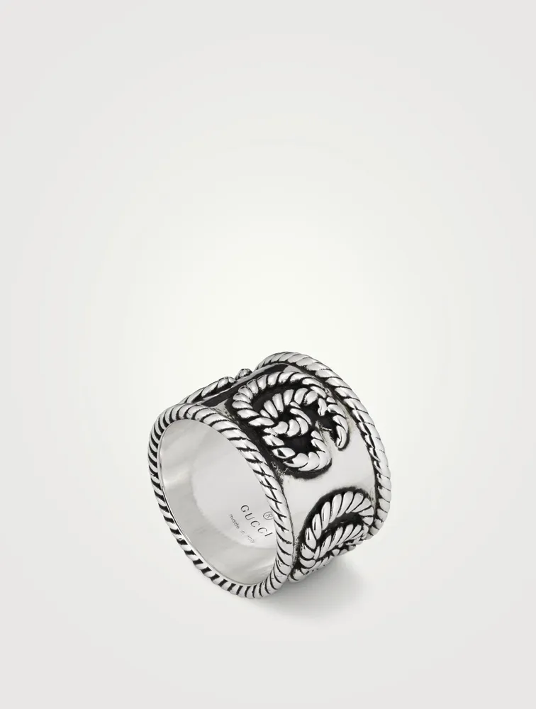 GG Marmont Sterling Silver Ring