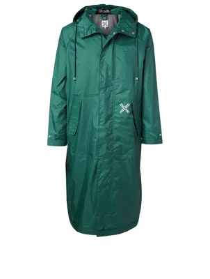 Long Jacket With Big X Logo