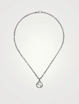 Interlocking G Silver Chain Necklace