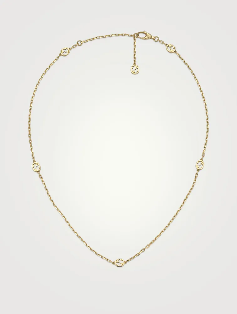 Interlocking G 18K Gold Chain Necklace